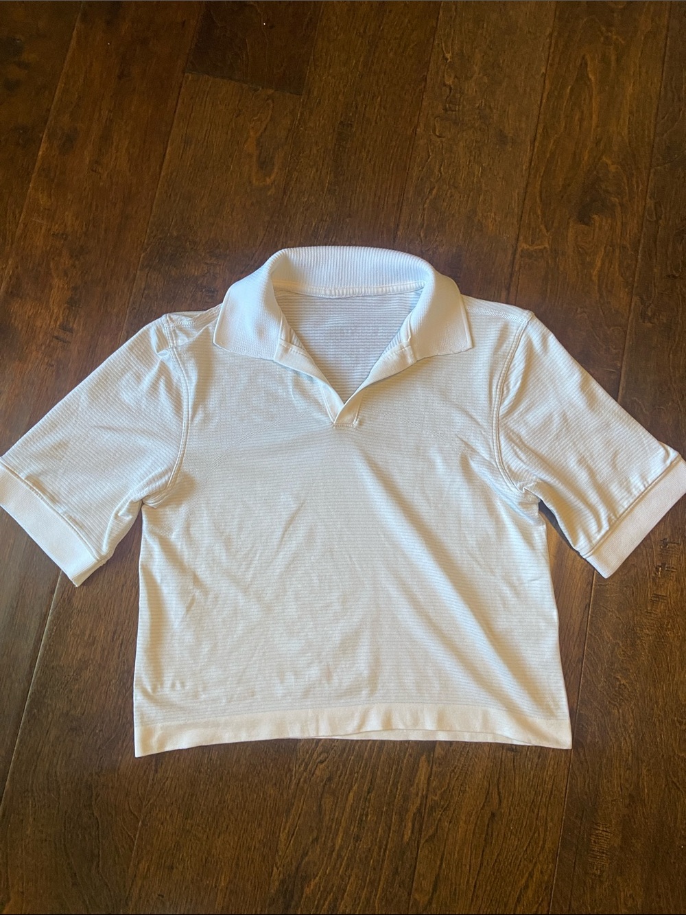 Lululemon Swiftly Tech Polo Shirt Cropped Relaxed Activewear SZ 2